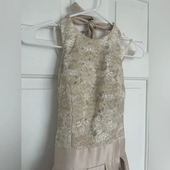 Dresses | Ignite Evenings New York Champagne Highlow Formalprom Dress Size  8 | Poshmark